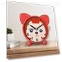 Cartoon Fox Alarm Clock — Clocks, Window glass film