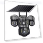 Multi-lens Panoramic Solar Surveillance PTZ Dome Camera — Outdoor Security Cameras, VTS29
