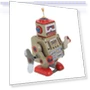 Vintage Wind-Up Walking Robot Toy — Wind-up Toys, Sport2ZY
