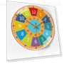 10-inch Learning Wall Clock — Educational Timepieces, Window glass film