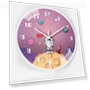 Creative Space Automatic Radio Clock with Timer — Clocks, Window glass film