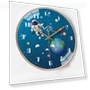 Creative Space Automatic Radio Wall Clock with Timer — Clocks, Window glass film
