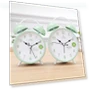 Silent Scanning Ring Alarm Clock — Alarm, Ai Shida