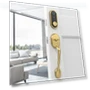 Smart Deadbolt Keypad Front Door Lock with Handle — Smart Home Security, SMONET