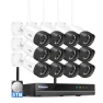 WiFi Security Camera System Outdoor, Hiseeu
