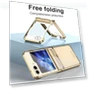 Electroplating Hard PC Folding Phone Cover — Basic Cases, Smartwatch 2025