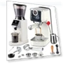 Espresso Machine with Grinder and Bottomless Portafilter Combo — Electric Blade Coffee Grinders, Tuni