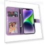 Floral Pattern PU Leather Wallet Stand Phone Cover — Phone Accessories, Smartwatch 2025