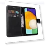 Solid Color Leather Mobile Cover Wallet Stand with Strap — Phone Accessories, Smartwatch 2025