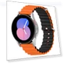 Dual Color Ocean Band Sport Loop Silicone Strap — Bands, Smartwatch 2025