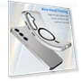 Magnetic Case TPU+PC Anti-Fingerprint Phone Cover — Phone Accessories, Smartwatch 2025