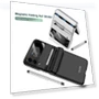 Magnetic Hinge PC Foldable Phone Case with Camera Lens Film Design — Screen Protectors, Smartwatch 2025