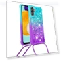 TPU Case Gradiant Quicksand Shockproof Cover with Lanyard — Phone Accessories, Smartwatch 2025