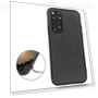 Bi-color Textured PU Leather Coated Phone Case — Phone Accessories, Smartwatch 2025