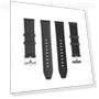 Genuine Leather Surface+Silicone Smart Watch Band Strap — Bands, Smartwatch 2025
