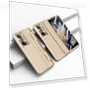Hinge Protection PC Phone Case with Tempered Glass Screen Film — Screen Protectors, Smartwatch 2025