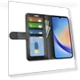 Leather Wallet Stand Case with Crazy Horse Texture — Phone Accessories, Smartwatch 2025