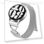 Magnetic Stainless Steel Milanese Strap with X-Shaped Connector — Wearable Accessories, Smartwatch 2025