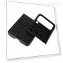 Wear-resistant Crocodile Texture Anti-fall Genuine Cowhide Leather Coated PC Phone Cover — Flip Cases, Smartwatch 2025