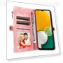 Zipper Pocket Wallet Stand Leather Phone Case with Strap — Phone Accessories, Smartwatch 2025
