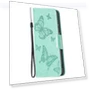 Butterfly Imprinted PU Leather+TPU Phone Case Wallet Stand Cover with Wrist Strap — Phone Accessories, Smartwatch 2025