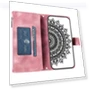 Mandala Flower Pattern Printing Leather Phone Case Stand — Phone Accessories, Smartwatch 2025