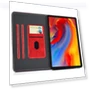 Shockproof Leather Tablet Cover with Card Holder and Stand — Protective Cases, Smartwatch 2025