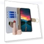 Zipper Wallet Leather Phone Cover with Mirror Design — Flip Cases, Smartwatch 2025