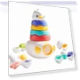 Montessori Sensory Sorting Toy — Shape Sorter & Stacking Games, Toys-Glory Fourall