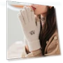Women's Warm Fingerless Knitted Gloves with Touchscreen — Gloves, Millioner
