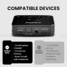 Dual Bluetooth Headphones & Transmitter for Wireless TV Watching, Avantree