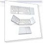 Mini Foldable Bluetooth Keyboard — Keyboards, 3d printing machine