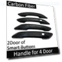 Smart Carbon Fiber Door Handle Cover — Car Door Entry Guard
