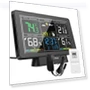 Smart Weather Station with Color Screen — Weather Monitoring Clocks, TOMTOP JMS