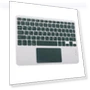 Ultra-Thin Silent Portable Wireless Keyboard with Touchpad — Keyboards, Zeblaze