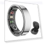 Smart Ring Waterproof Fitness Tracker with Charging Case — Wearable Accessories, Seahorse Home