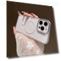 MagSafe Clear Phone Cover with Diamond Texture Lens Frame — Phone Accessories, Smartwatch 2025