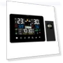 Touchscreen Weather Station Wall Clock — Weather Monitoring Clocks, Elegant Living House