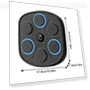 Smart LED Boxing Game Wall Target — Boxing Training Gear, Binchi Keji Travel