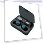 Bluetooth Headset with Dual Earbuds and Large Screen — In-Ear Headphones, Junmaocun