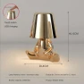 Gold Bedside Lamp with USB Touch Dimming — Lamps & Shades, Cosy Homes