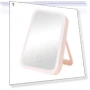 LED Makeup Mirror with Transparent Touch Light and Micro USB Control — Handheld, dooob