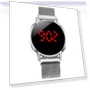LED Touch Men's Watch with Lazy Magnet and Woven Strap — Timepieces, Warm clothes family