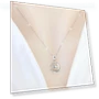 Smart Round Necklace with Zircons — Smart Jewelry, Lucky Star Jewelry