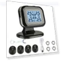 Tire Pressure Monitoring System with 4-Sensor Color Display — TPMS Sensor Replacements, Xudikou