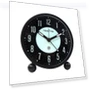 Simple Metal Round 4-Inch Glowing Alarm Clock — Clocks, BABY YOU