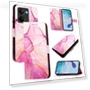 Case with Strap Marble Pattern Leather Phone Cover Card Holder — Basic Cases, Smartwatch 2025