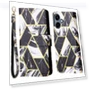 Lacquered Marble Pattern Leather Cover with Wrist Strap — Phone Accessories, Smartwatch 2025