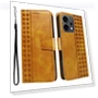 Leather Wallet Stand Case with Grid Embossing — Phone Accessories, Smartwatch 2025