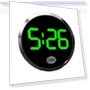 Mini Fluorescent Dashboard Clock with Touch Control — Clock, CVbmklop5